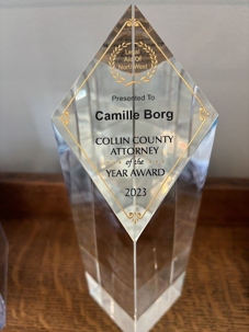 Camille Borg honored